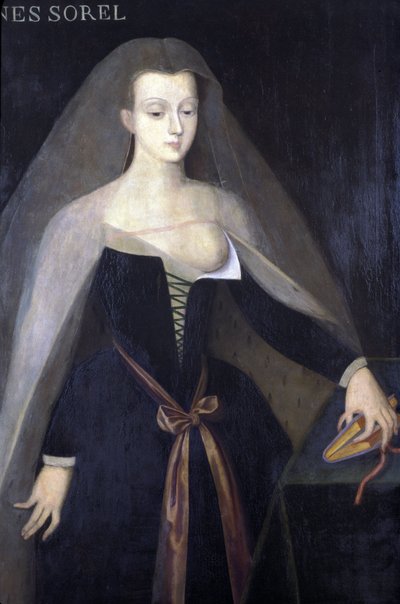Portrait of Agnes Sorel, by Francois Clouet by Unknown